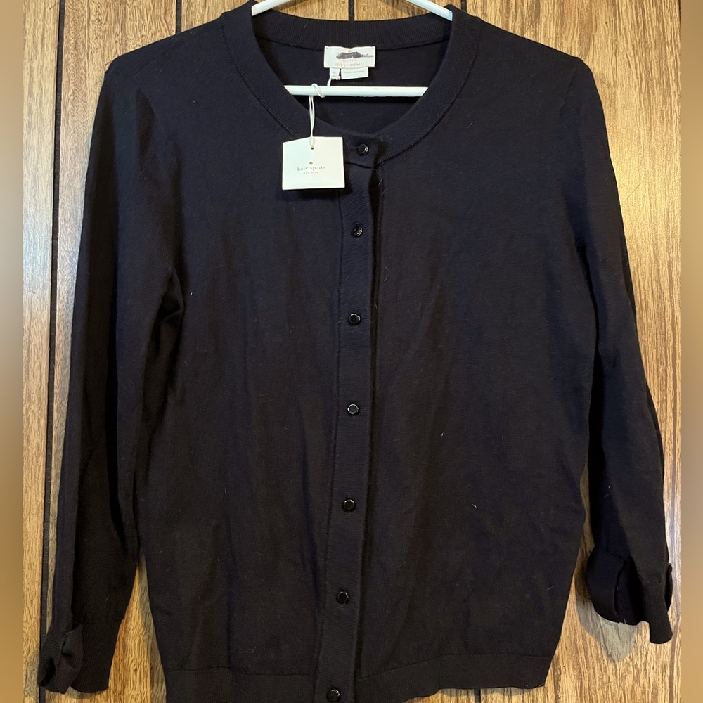 Kate spade black cardigan